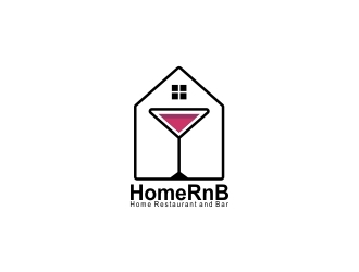 HomeRnB (Home Restaurant and Bar) logo design by PRGrafis