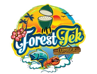 Forest Tek Lumber logo design by REDCROW