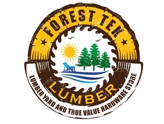 Forest Tek Lumber logo design by shere
