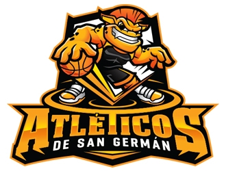 Atléticos de San Germán logo design by ZedArts