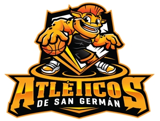 Atléticos de San Germán logo design by ZedArts