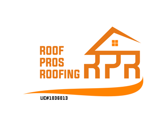 ROOF PROS ROOFING LIC#1036013 logo design by EkoBooM