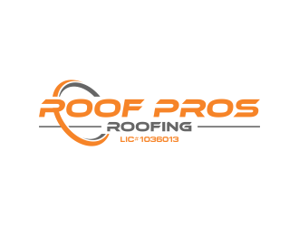 ROOF PROS ROOFING LIC#1036013 logo design by dayco