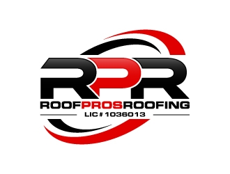 ROOF PROS ROOFING LIC#1036013 logo design by labo