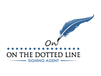 On the dotted line logo design by cintoko