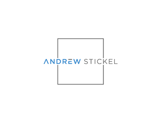 Andrew Stickel logo design by johana