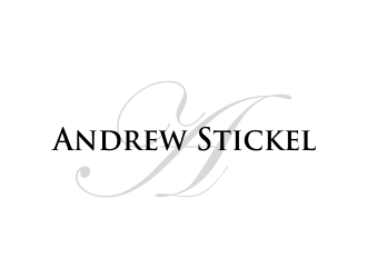 Andrew Stickel logo design by Girly