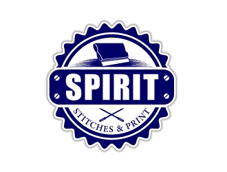 Spirit Stitches &amp; Print logo design by fantastic4