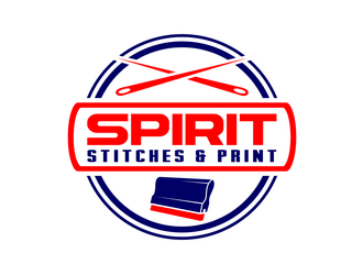 Spirit Stitches &amp; Print logo design by haze
