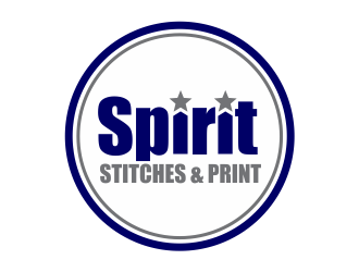 Spirit Stitches &amp; Print logo design by Girly