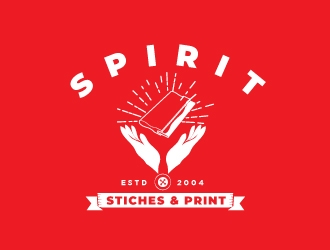 Spirit Stitches & Print logo design by mob1900