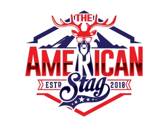 The American Stag logo design by Godvibes