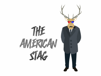 The American Stag logo design by ROSHTEIN
