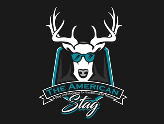 The American Stag logo design by DreamLogoDesign
