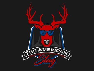 The American Stag logo design by DreamLogoDesign