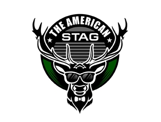 The American Stag logo design by DreamLogoDesign