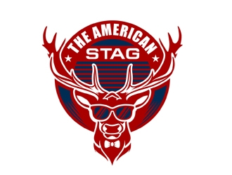 The American Stag logo design by DreamLogoDesign