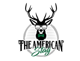 The American Stag logo design by DreamLogoDesign