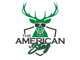 The American Stag logo design by DreamLogoDesign