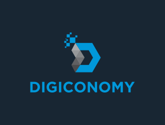 Digiconomy logo design by haidar