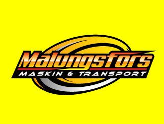 Malungsfors Maskin & Transport logo design by scriotx