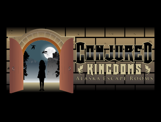 Conjured Kingdoms  logo design by Kruger