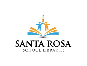 Santa Rosa School Libraries logo design by bcendet