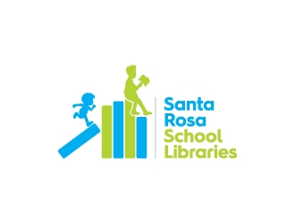 Santa Rosa School Libraries logo design by kenartdesigns