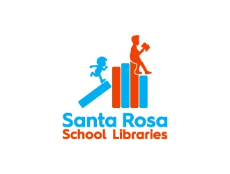 Santa Rosa School Libraries logo design by kenartdesigns