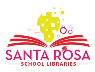 Santa Rosa School Libraries logo design by shere