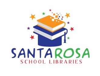 Santa Rosa School Libraries logo design by shere