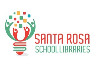 Santa Rosa School Libraries logo design by shere