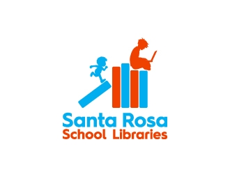Santa Rosa School Libraries logo design by kenartdesigns