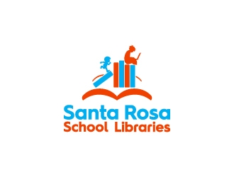 Santa Rosa School Libraries logo design by kenartdesigns