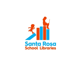 Santa Rosa School Libraries logo design by kenartdesigns