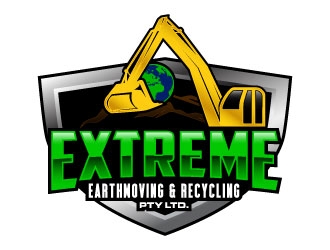 EXTREME EARTHMOVING & RECYCLING PTY LTD. logo design by daywalker