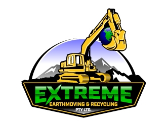 EXTREME EARTHMOVING & RECYCLING PTY LTD. logo design by jaize