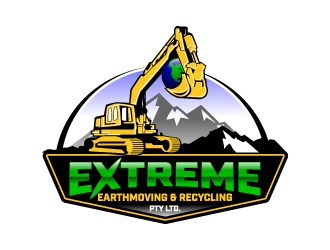 EXTREME EARTHMOVING & RECYCLING PTY LTD. logo design by jaize