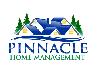 Pinnacle Home Management logo design by jaize