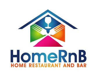 HomeRnB (Home Restaurant and Bar) logo design by PMG