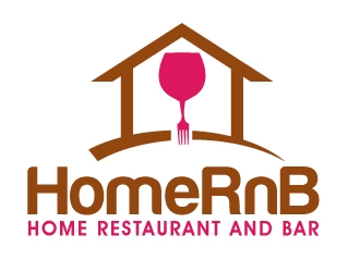 HomeRnB (Home Restaurant and Bar) logo design by PMG