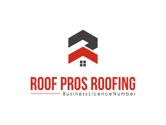 ROOF PROS ROOFING LIC#1036013 logo design by amityogi