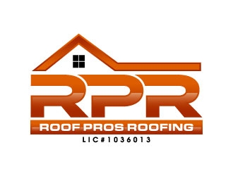 ROOF PROS ROOFING LIC#1036013 logo design by daywalker