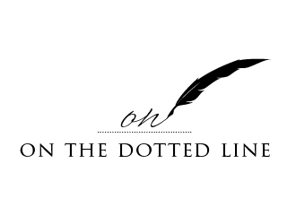 On the dotted line logo design by quanghoangvn92