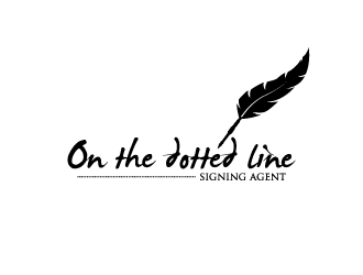 On the dotted line logo design by torresace