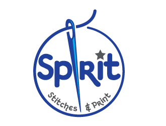 Spirit Stitches &amp; Print logo design by scriotx
