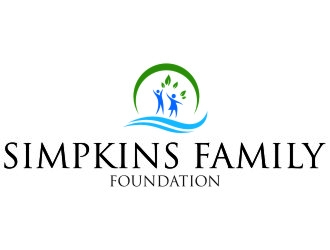 Simpkins Family Foundation logo design by jetzu