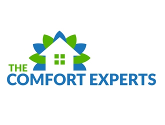 THE COMFORT EXPERTS.COM  logo design by Roma