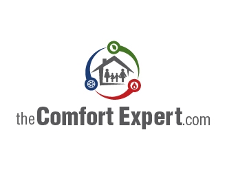 THE COMFORT EXPERTS.COM  logo design by dhym