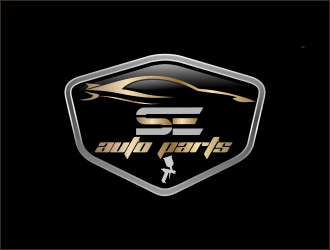 SE Auto Parts logo design by bosbejo